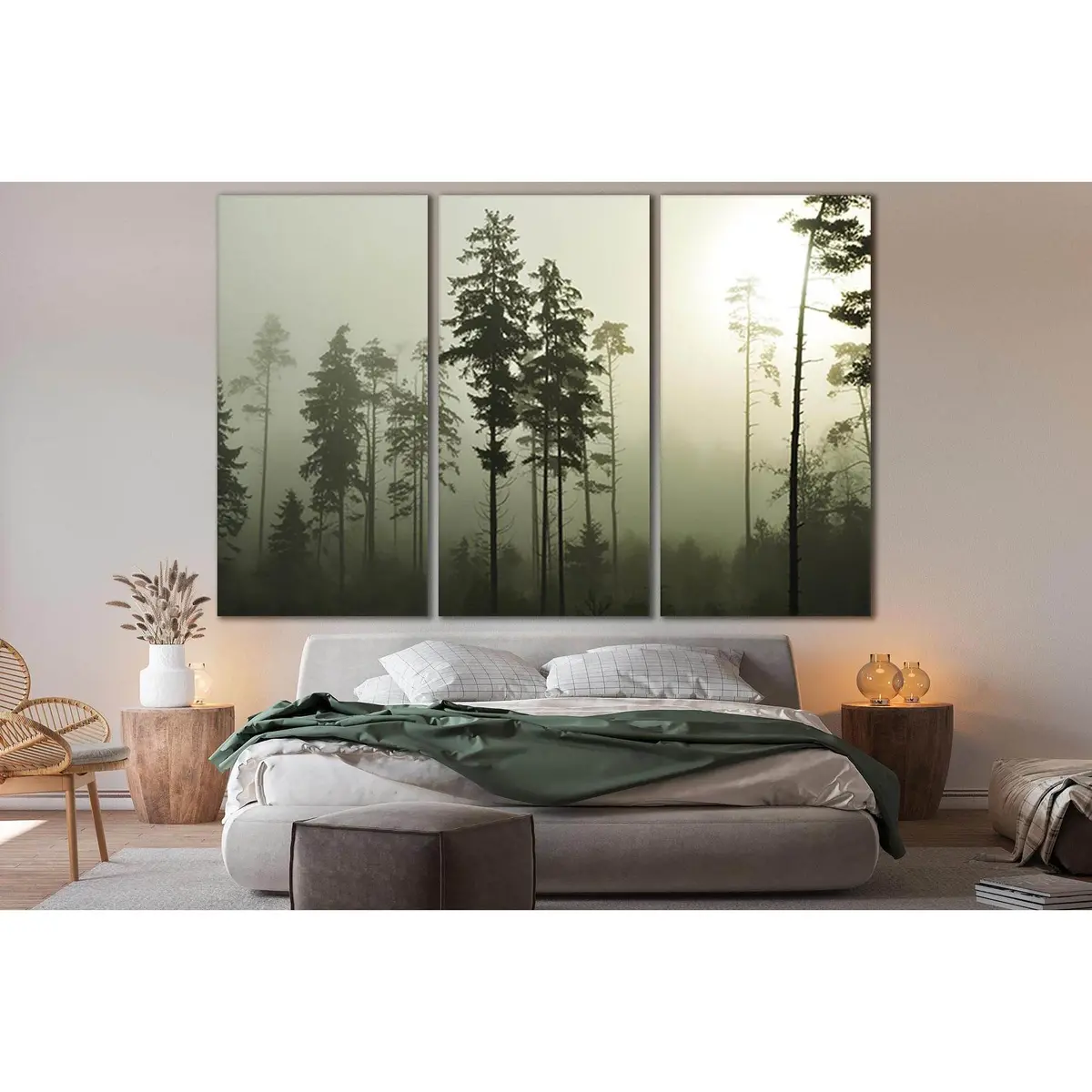 Pine And Fir Trees №Sl889 Ready To Hang Canvas Print 5