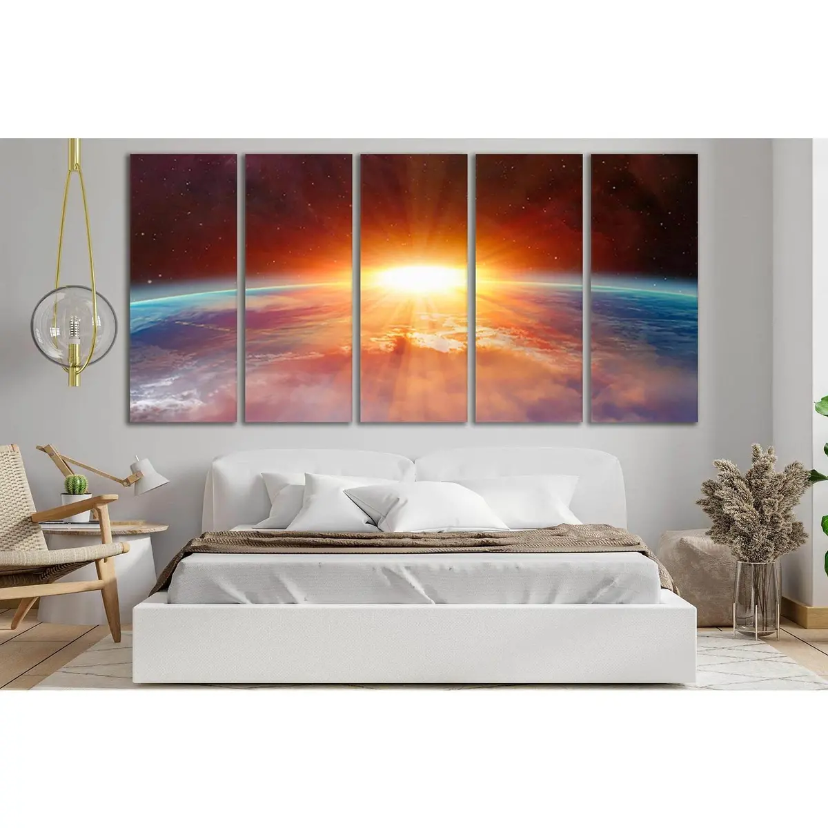 Stunning Earth Sunset Canvas Art №SL431 – Premium Ready-to-Hang Wall Decor