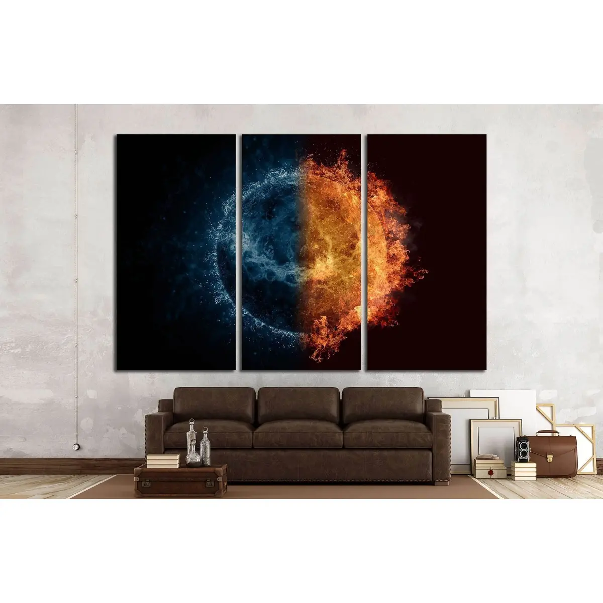 Planet Venus In Water And Fire №2417 Ready To Hang Canvas Print 5