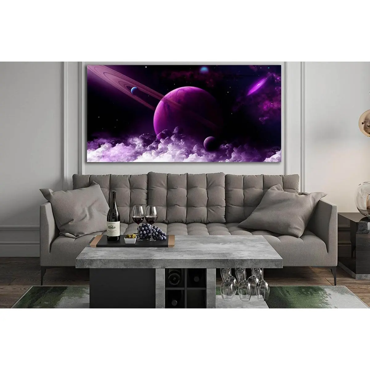 Planets Cloud Space №Sl962 Ready To Hang Canvas Print 1