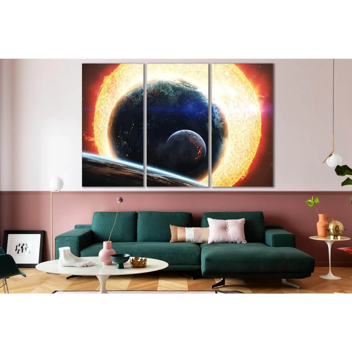 Planets Orbiting Sun №Sl406 Ready To Hang Canvas Print 5