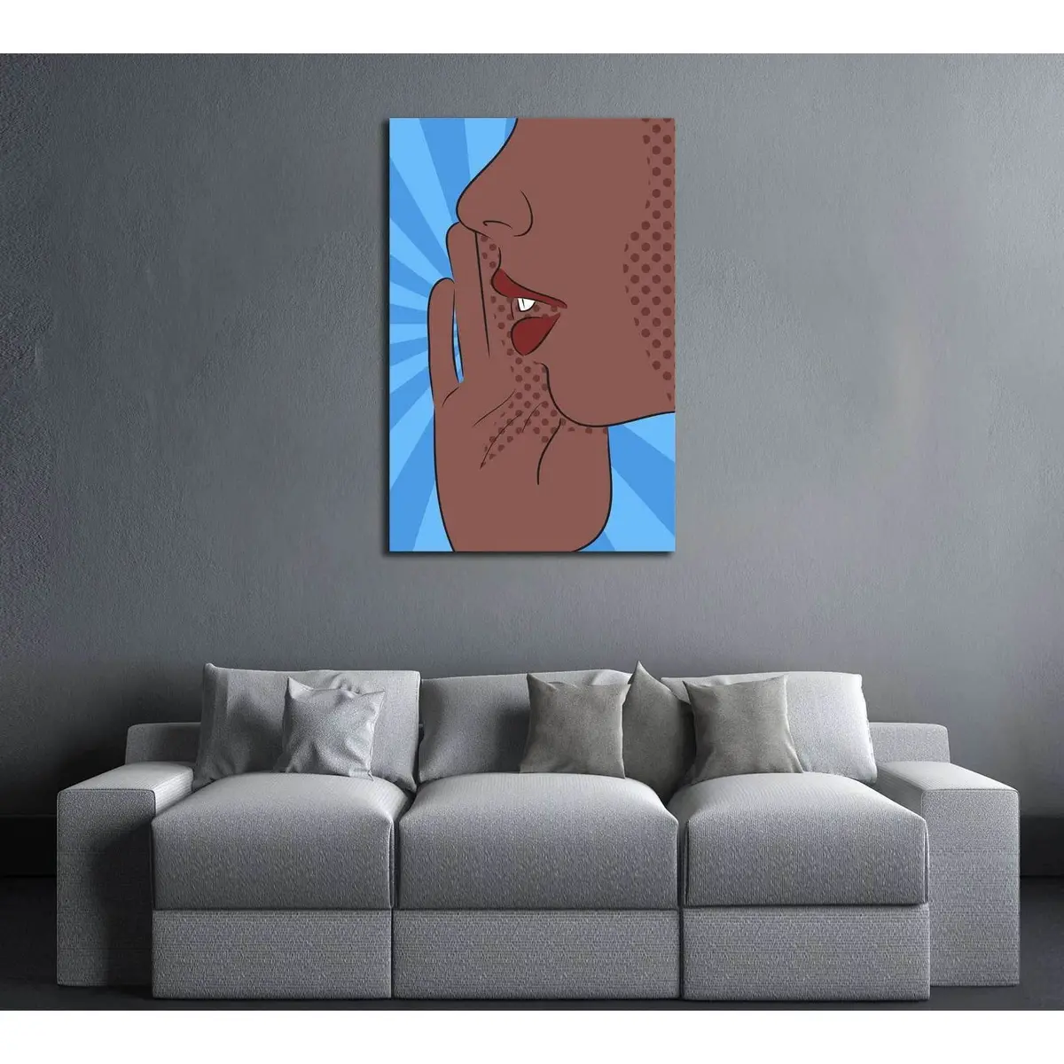 Pop Art №3311 Ready To Hang Canvas Print 1