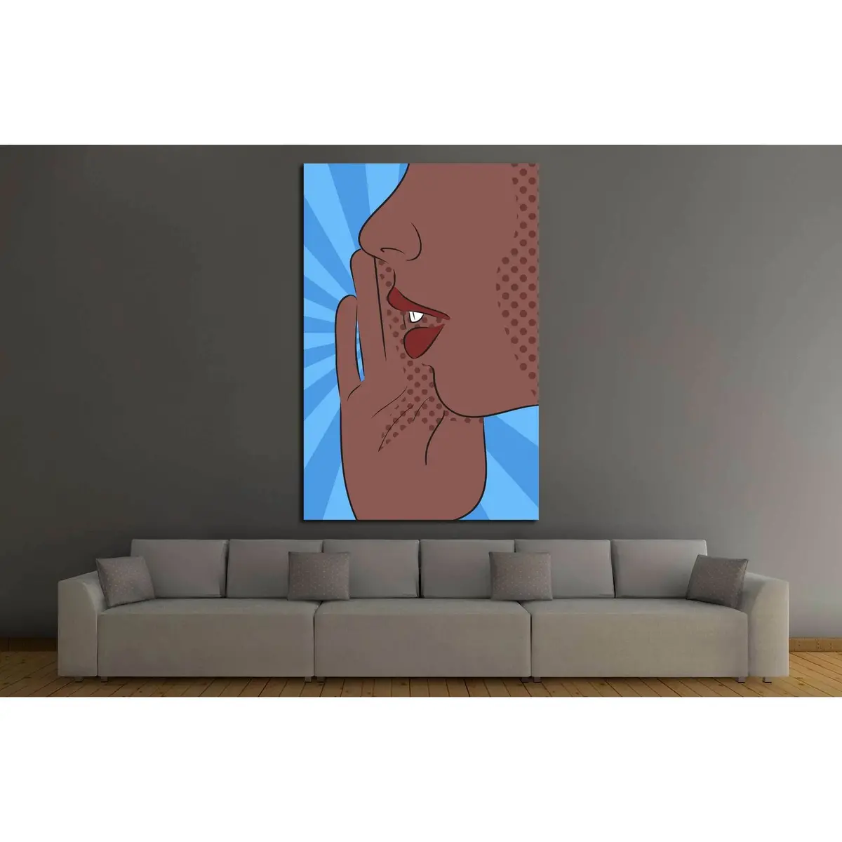 Pop Art №3311 Ready To Hang Canvas Print 2