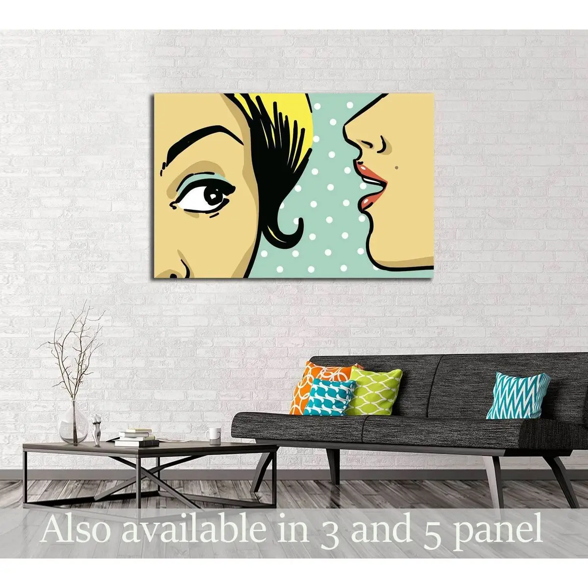 Pop Art №3313 Ready To Hang Canvas Print 1