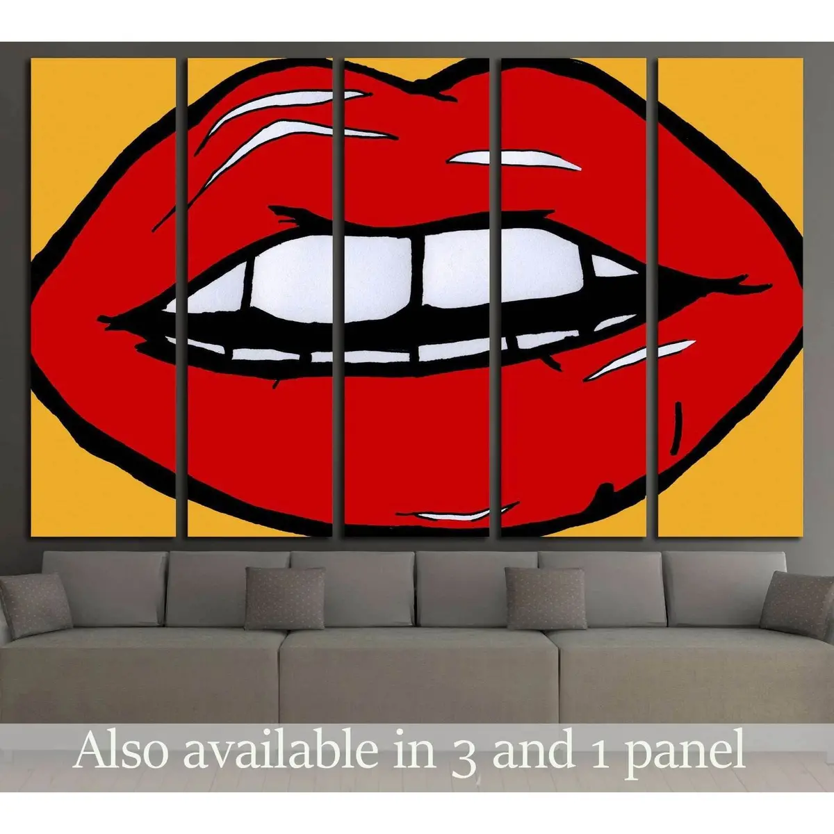 Andy Warhol Pop Art Canvas Print #3295 – Premium Ready-to-Hang Wall Decor