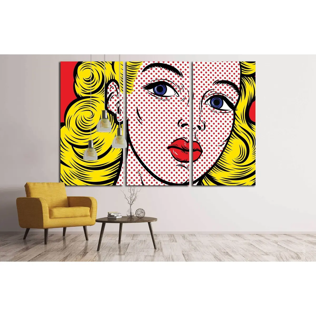 Pop Art Girl №3288 Ready To Hang Canvas Print 5