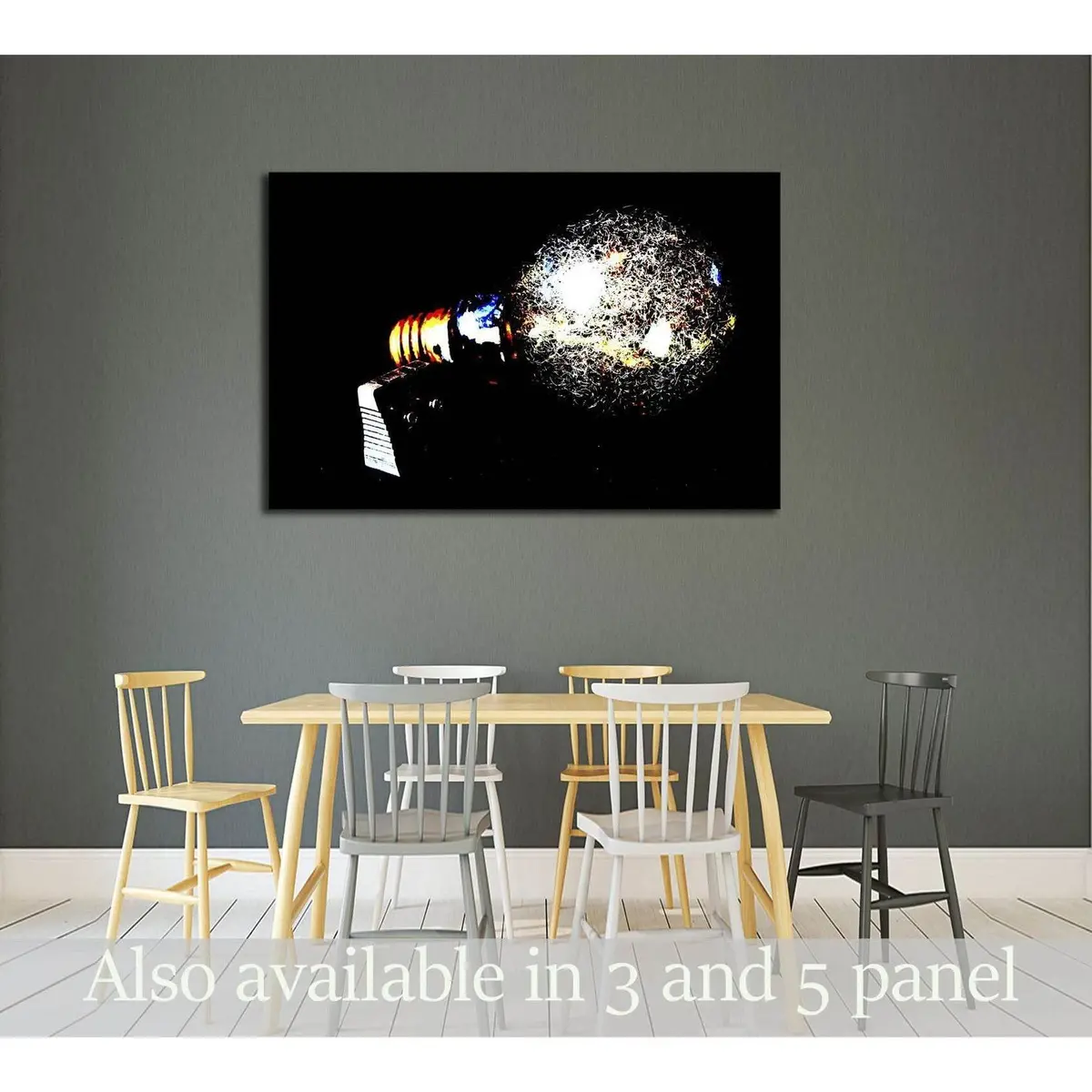 Pop Art Magnesium №3307 Ready To Hang Canvas Print 1