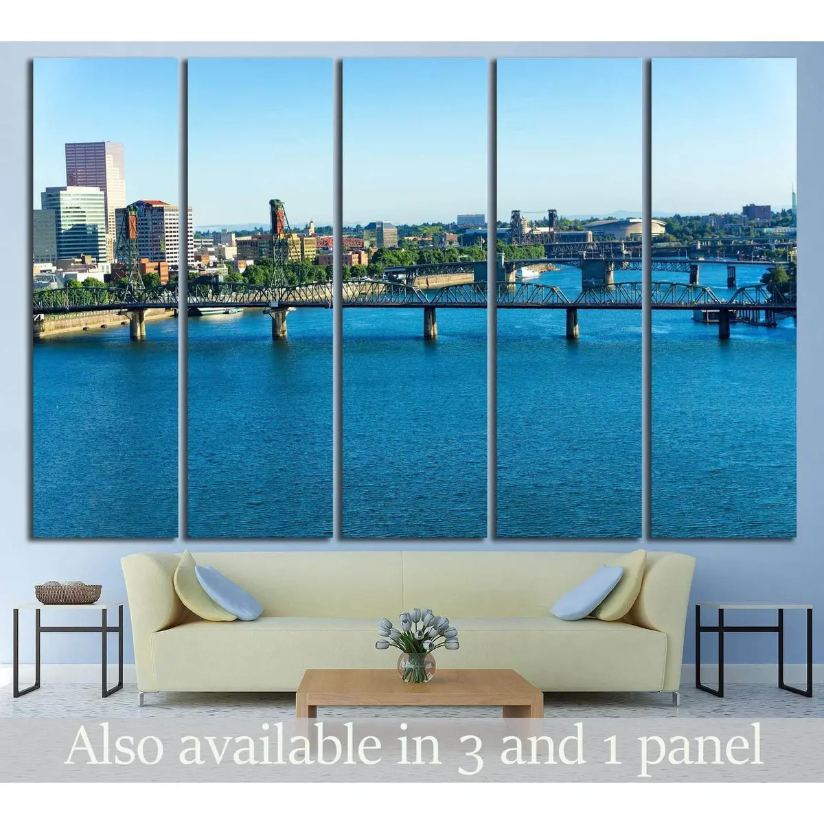 Portland, Oregon №819 Ready To Hang Canvas Print 1