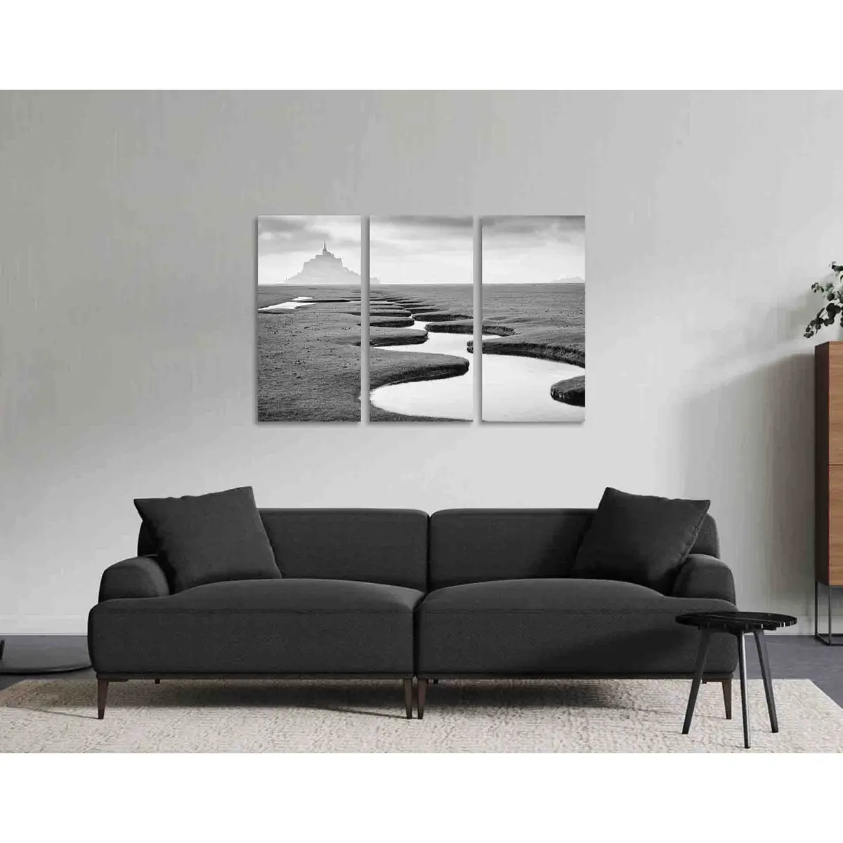 Pouring Stream №D3082 Ready To Hang Canvas Print 5