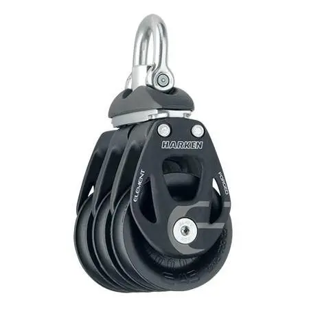 Harken 45Mm Aluminum Element Triple Block — Swivel 6240 1