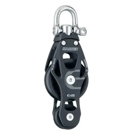 Harken 45Mm Aluminum Element Fiddle Block — Swivel 6232 1