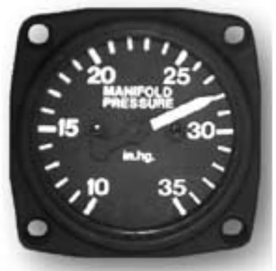 U.M.A. Instruments Manifold Pressure Gauge 7-300-35 1