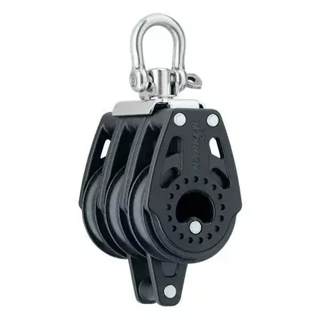 Harken 40Mm Triple Carbo Airblock With Becket 2641 1