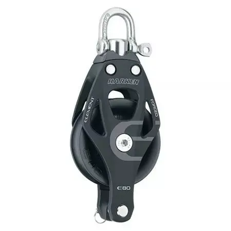 Harken 80Mm Aluminum Element Block W/Becket — Swivel 6291 1