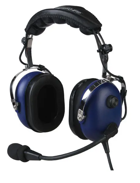 Gca-4Yb Blue Children's Aviation Headset - Dual Plug 1
