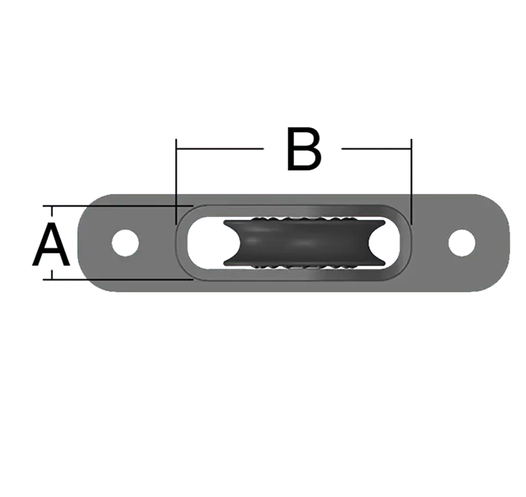 Harken 30Mm Protexit Single Thru Deck Block 1