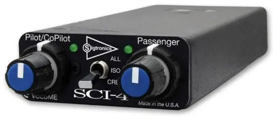 Sci-6 6-Place Pilot Isolate Intercom 1