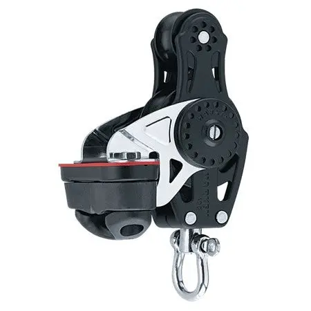 Harken 40Mm Carbo Fiddle Block- Swivel, Cam Cleat 2657 1