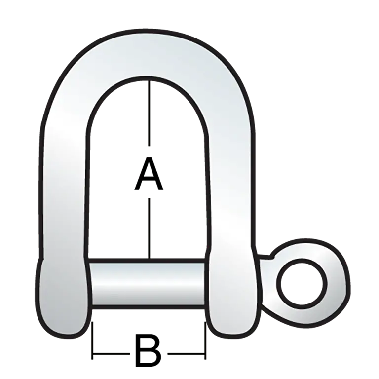 Harken 5Mm Stamped Shackle 2