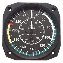 3-1/8 Inch Airspeed Indicator 1