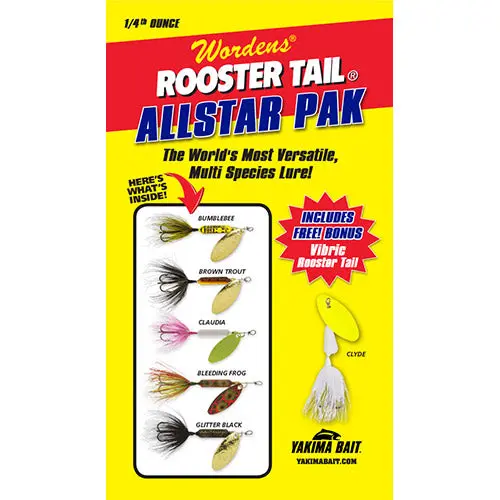 Yakima Bait Rooster Tail Box Kit 1/16 Oz 1