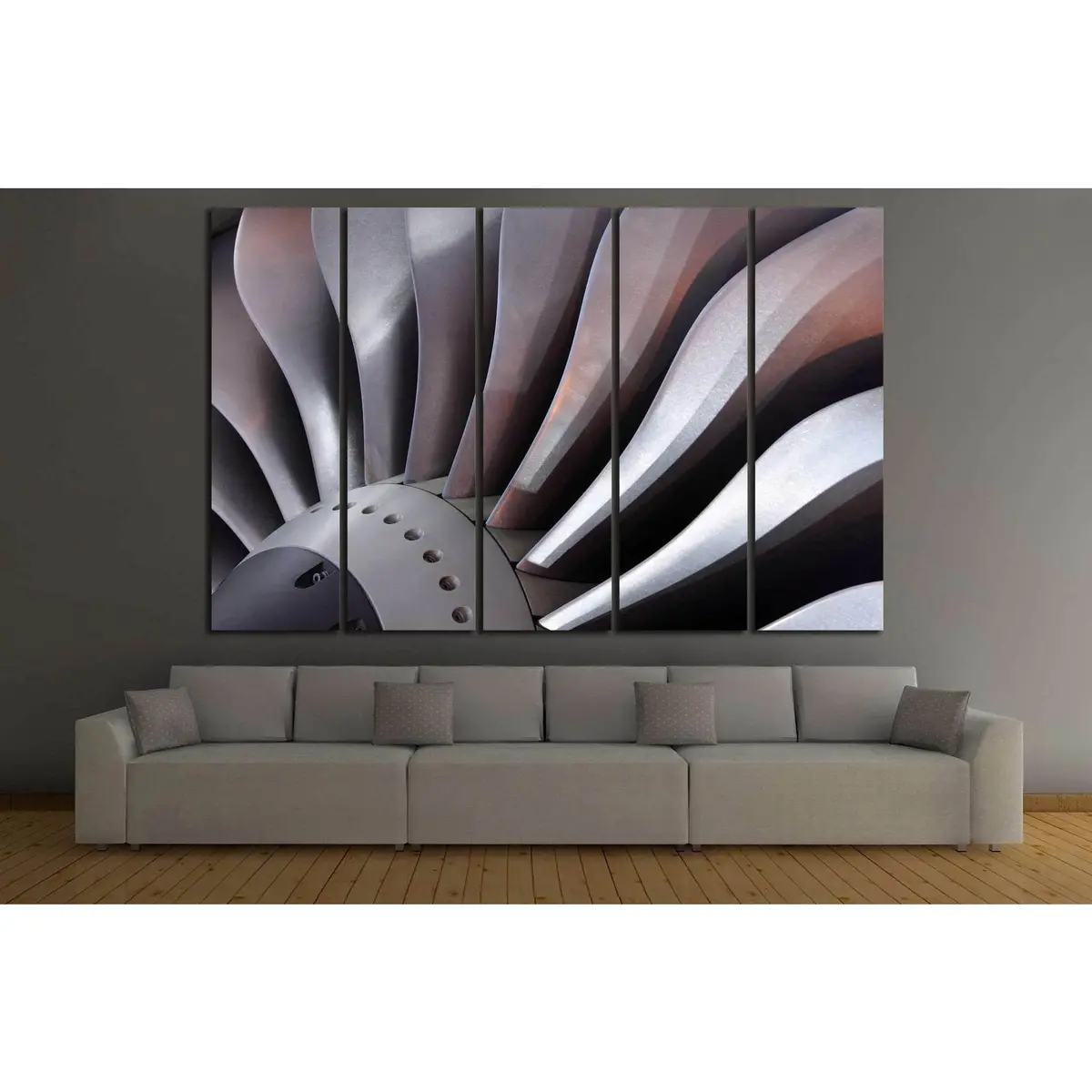 Propeller No. 175 Premium Canvas Wall Art Print - Image 3