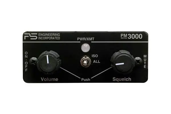 Pm3000 4-Place Stereo Panel Mount Intercom W/ Pilot Isolate & Jack Kit 1