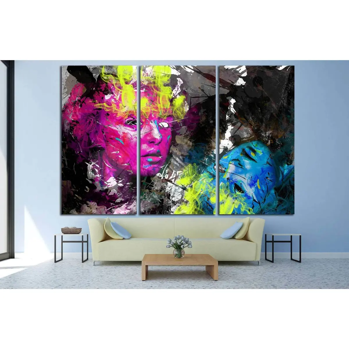 Psychedelic Image №734 Ready To Hang Canvas Print 5
