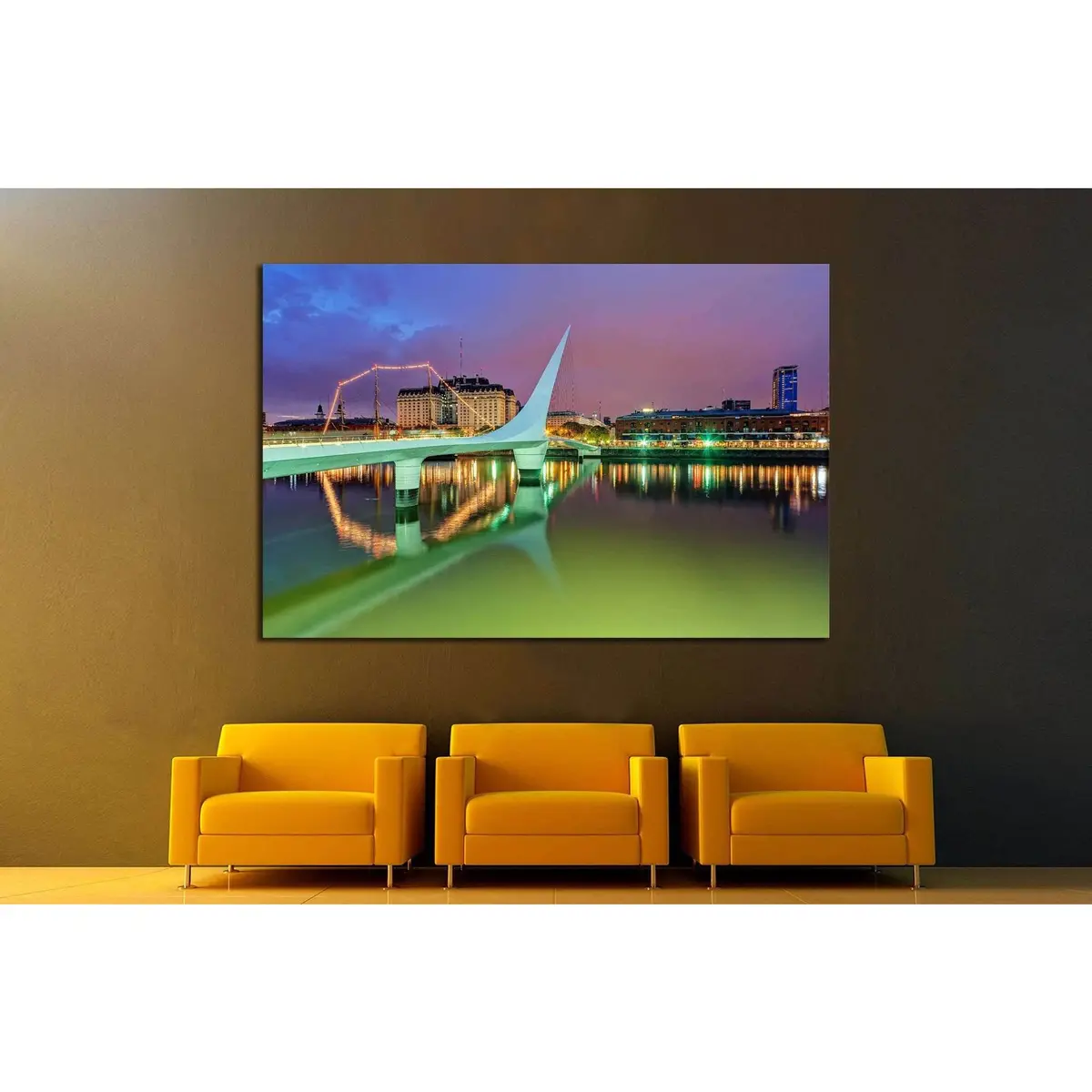 Puerto Madero, Argentina, Buenos Aires №1144 Ready To Hang Canvas Print 3