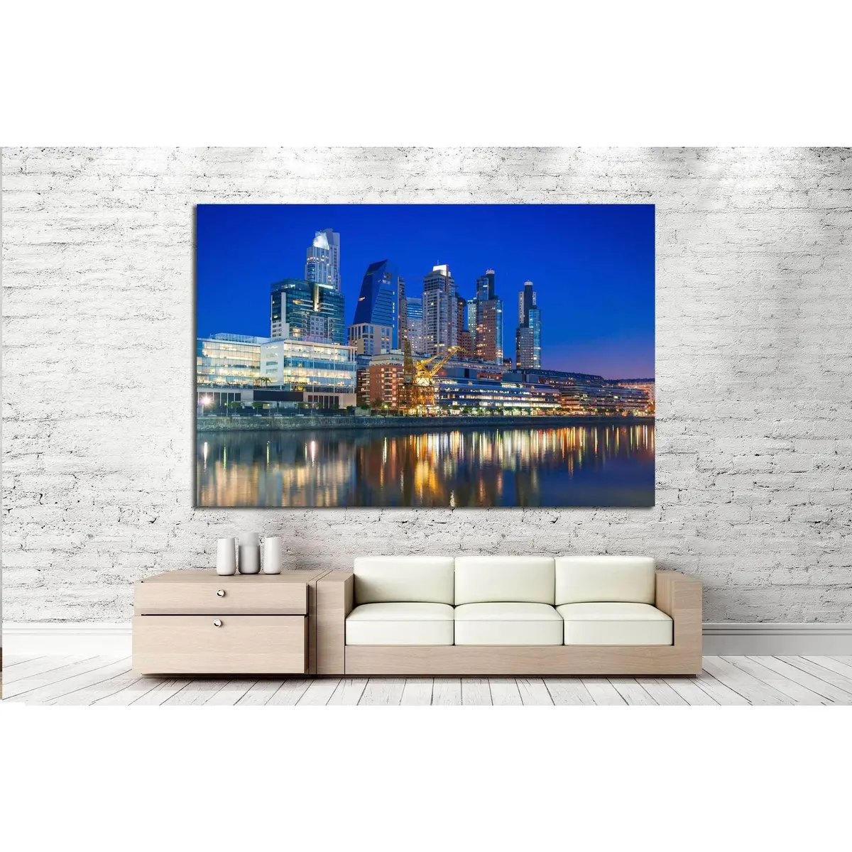 Puerto Madero, Buenos Aires, Argentina №1222 Ready To Hang Canvas Print 2