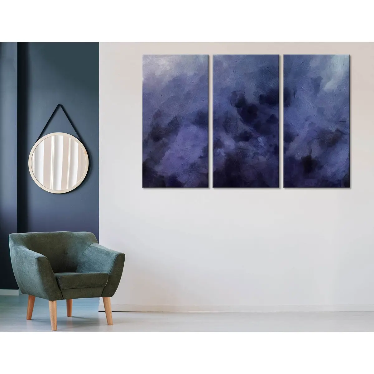 Purple Fog Abstract №04363 Ready To Hang Canvas Print 5