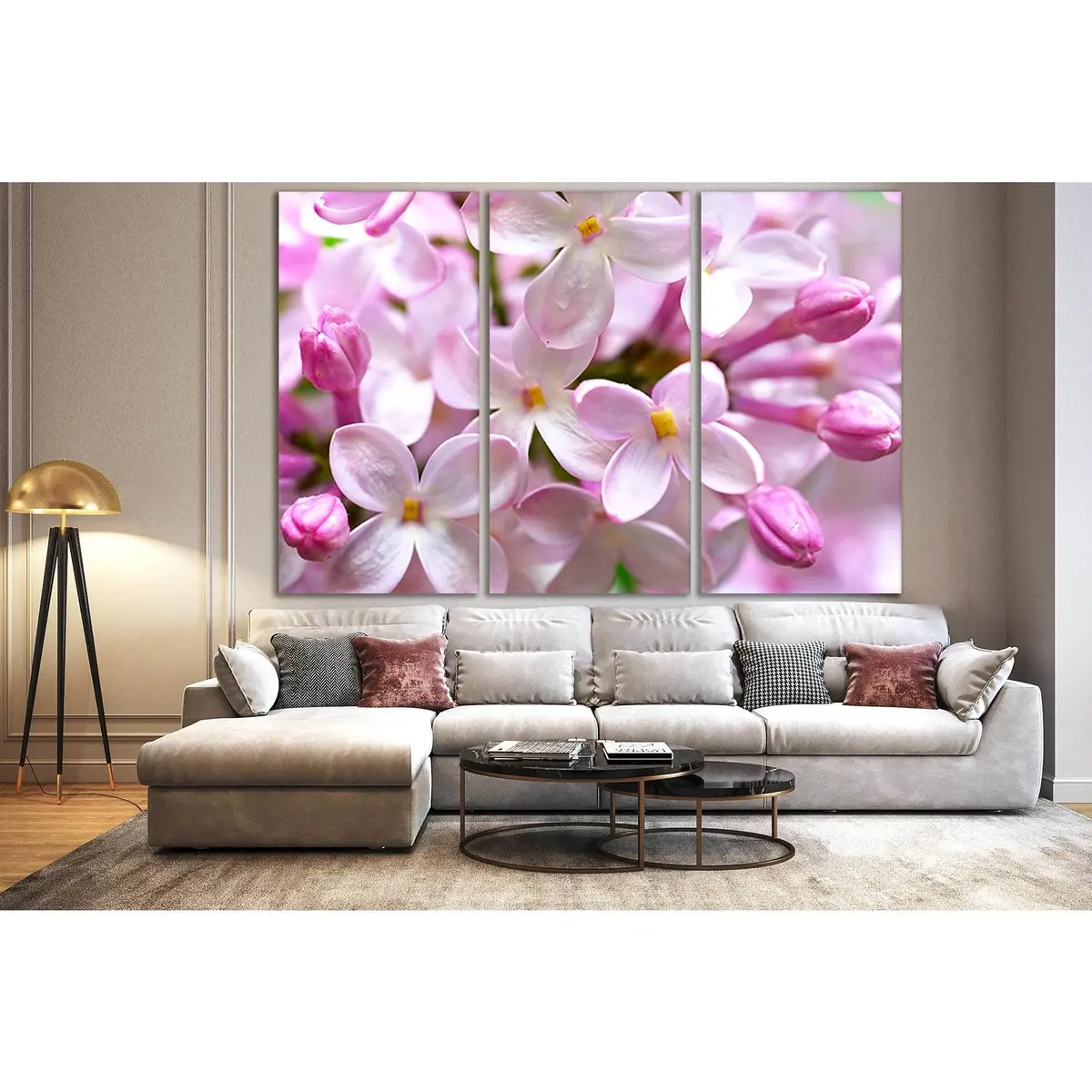 Purple Lilac Flowers №Sl671 Ready To Hang Canvas Print 5
