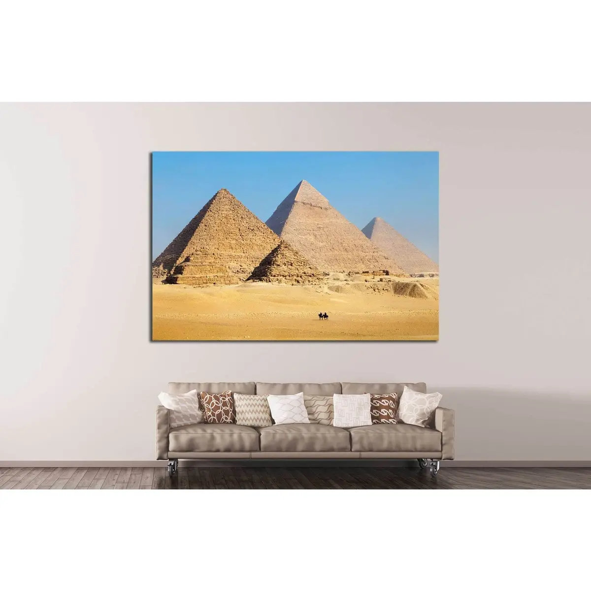 Pyramids In Egypt №855 Ready To Hang Canvas Print 3