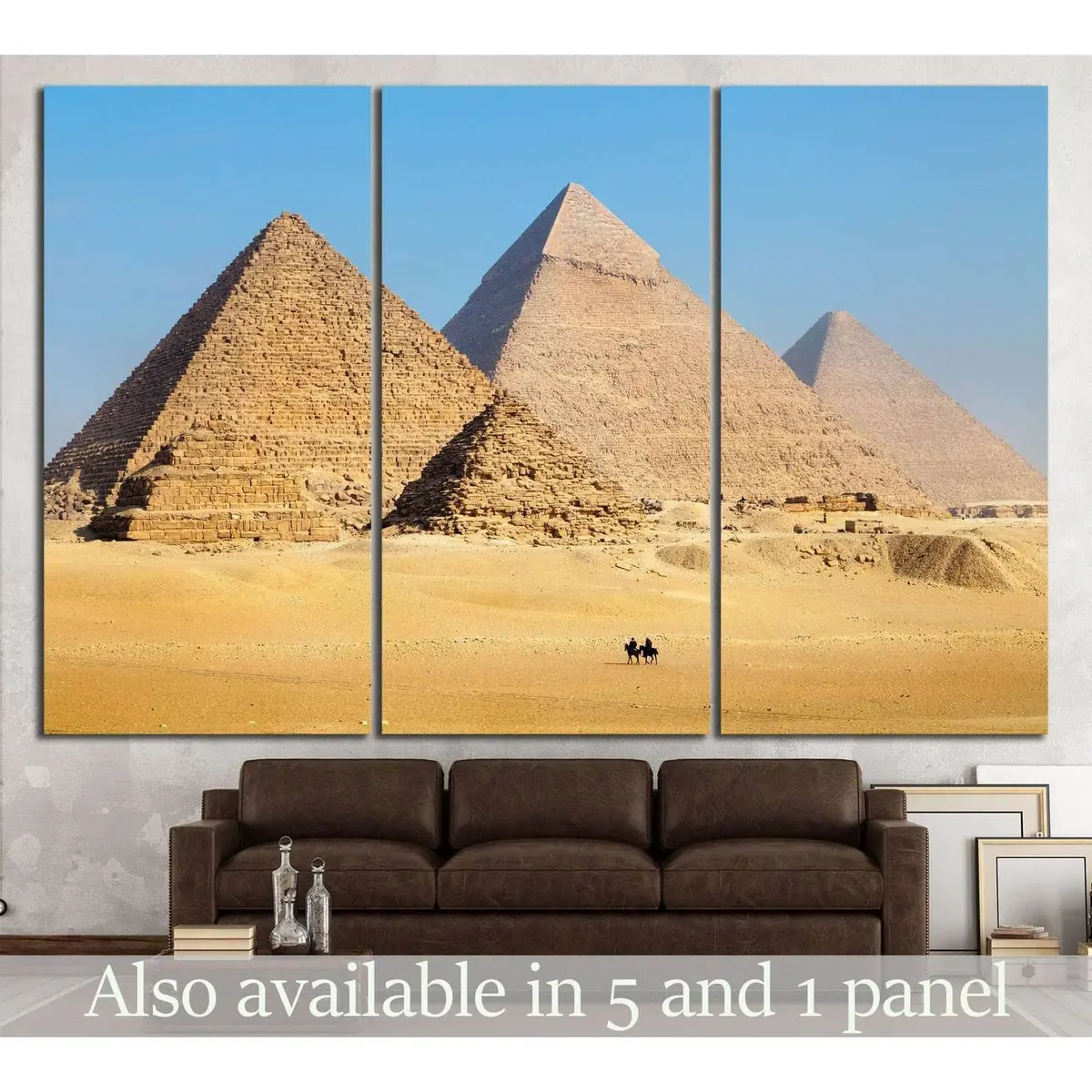 Pyramids In Egypt №855 Ready To Hang Canvas Print 5