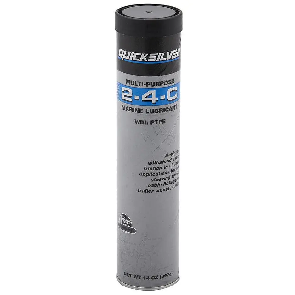 Quicksilver 2-4-C Marine Grease Cartridge - 14 Oz. 1