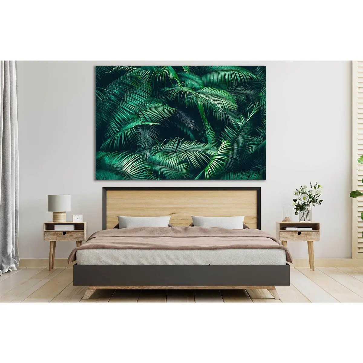 Rainforest Leaf Texture №Sl1085 Ready To Hang Canvas Print 2