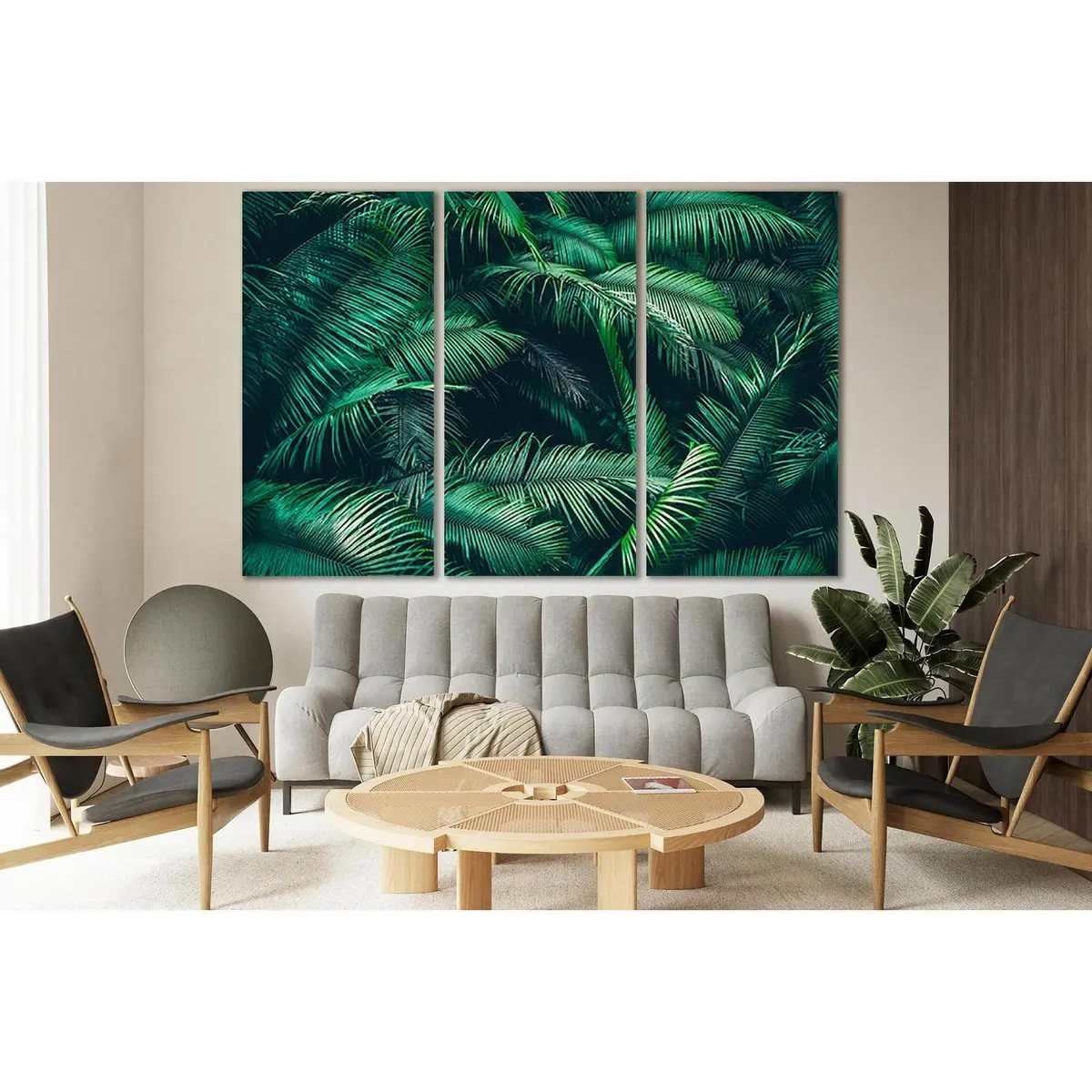 Rainforest Leaf Texture №Sl1085 Ready To Hang Canvas Print 5