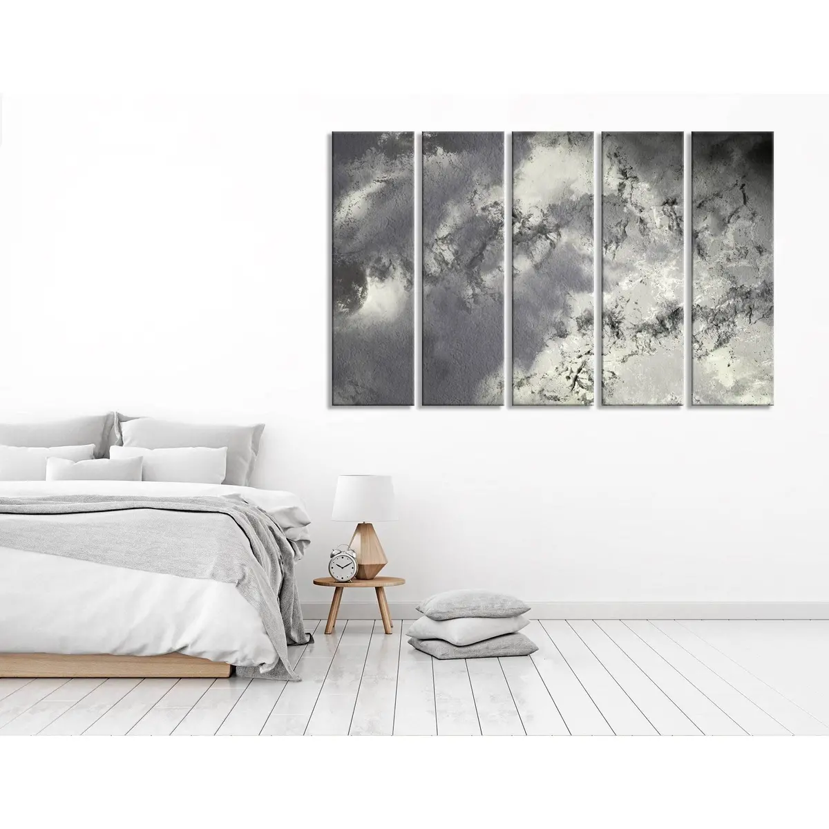 Abstract Rainy Sky Canvas Art Print №04368 – Premium Ready-to-Hang Wall Decor
