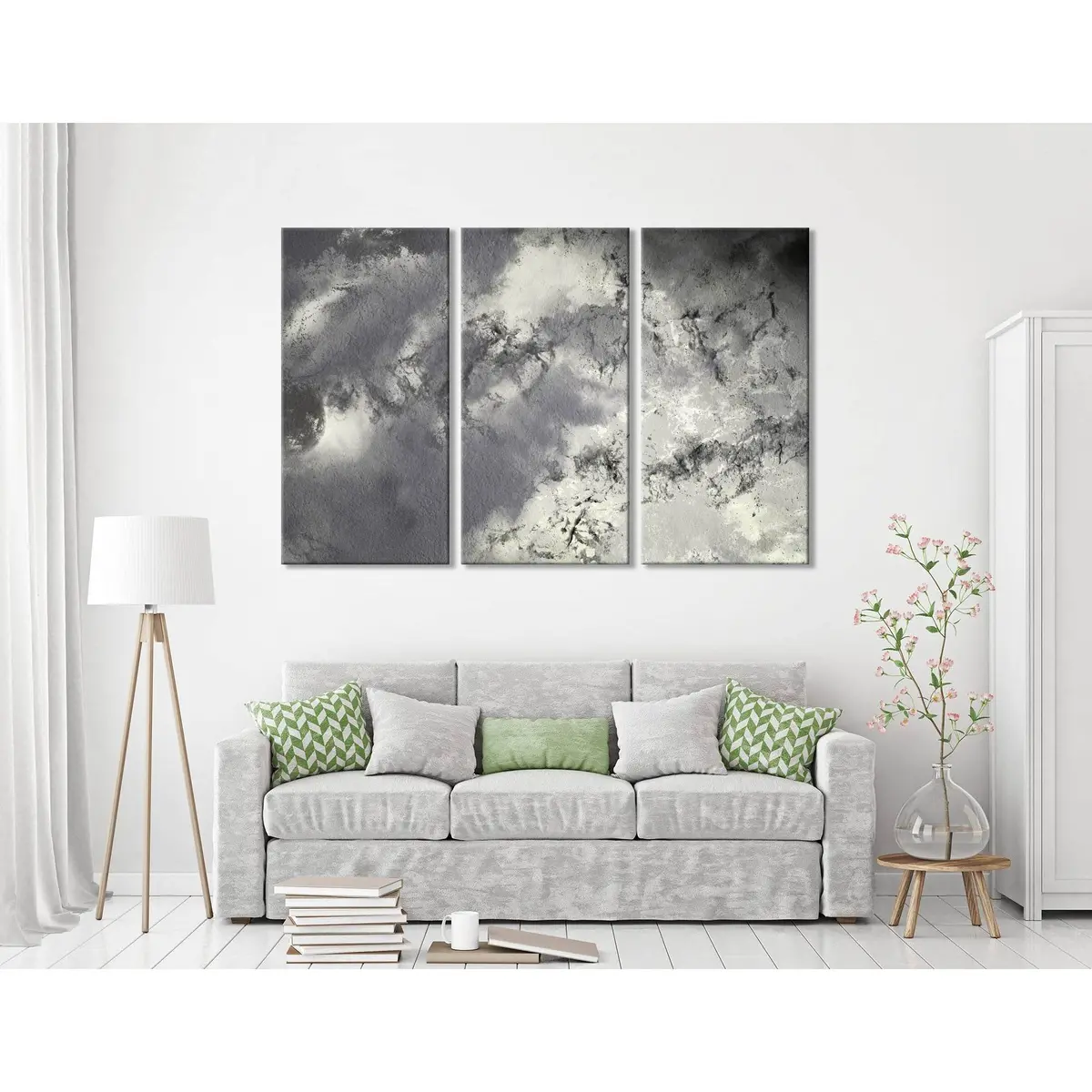 Rainy Sky Abstract №04368 Ready To Hang Canvas Print 5