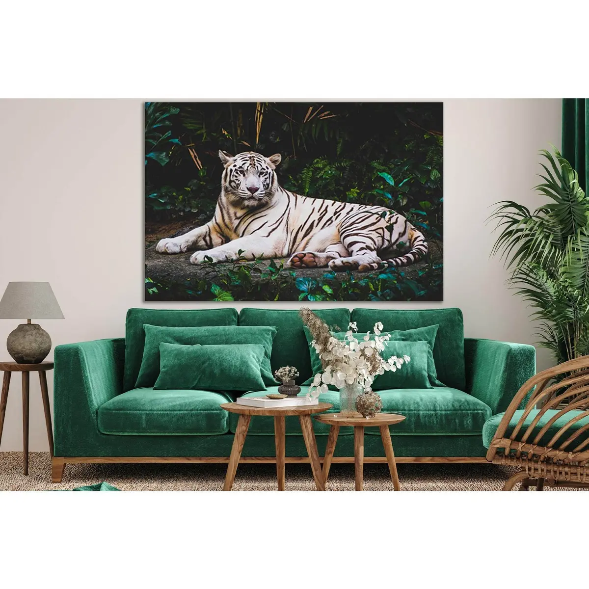 Rare White Tiger №Sl1537 Ready To Hang Canvas Print 1