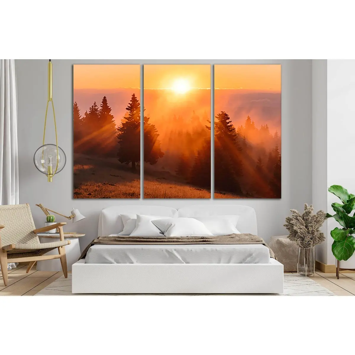 Rays Of Morning №Sl264 Ready To Hang Canvas Print 5