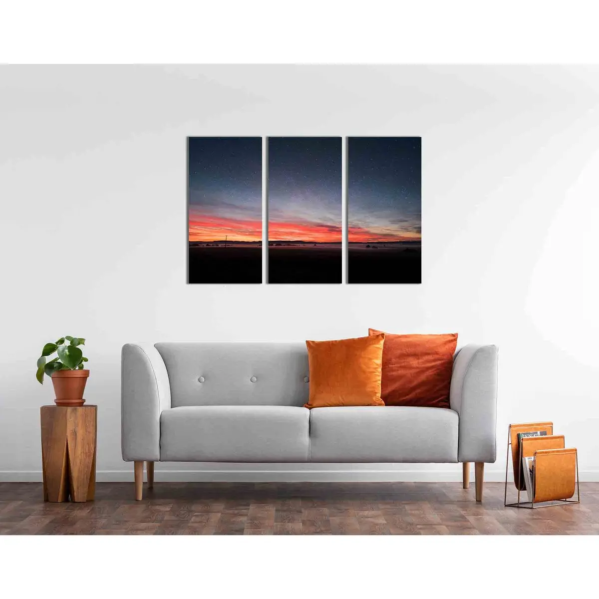 Red Sky At Dawn №D1815 Ready To Hang Canvas Print 5