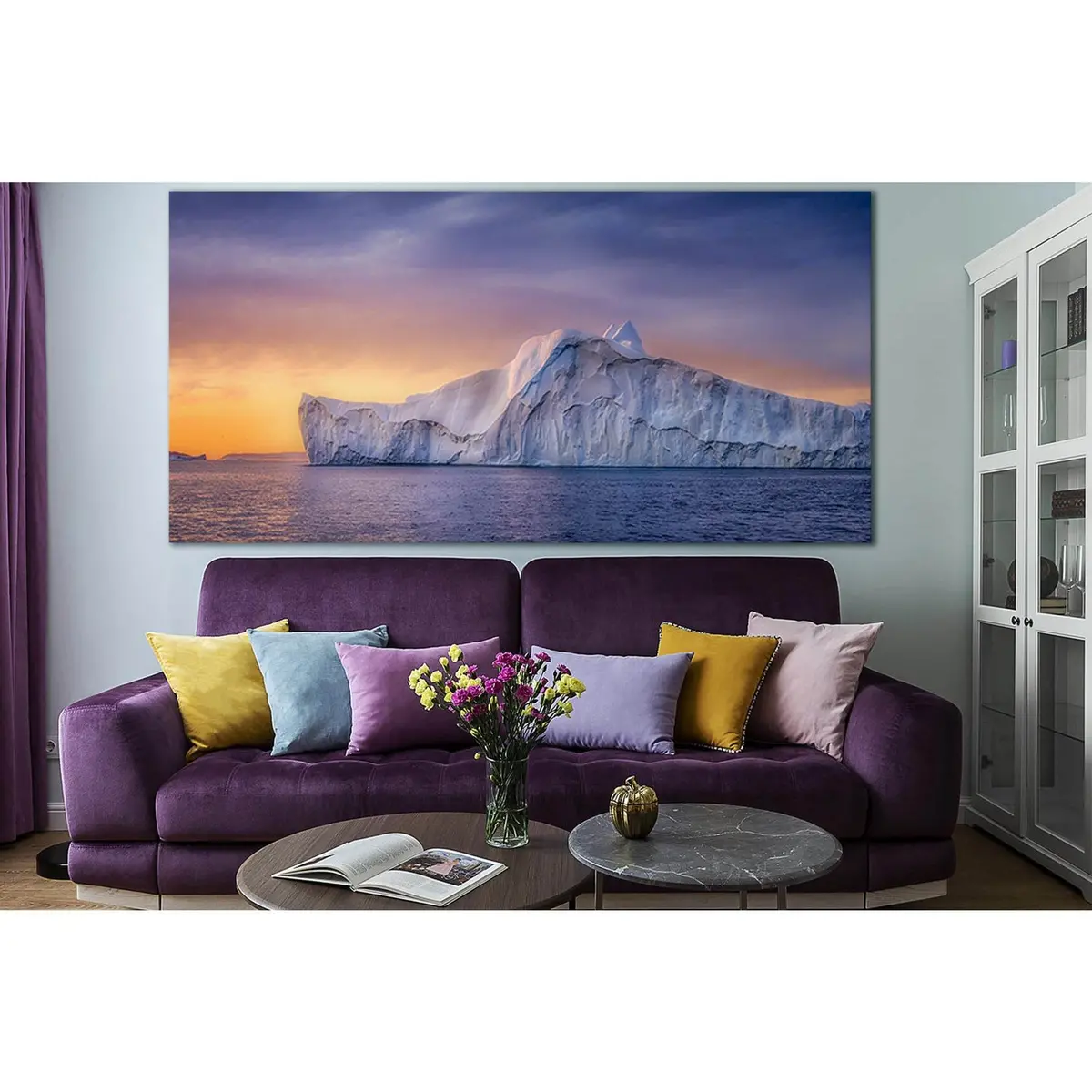 Reenland Ilulissat Glaciers №Sl1312 Ready To Hang Canvas Print 1