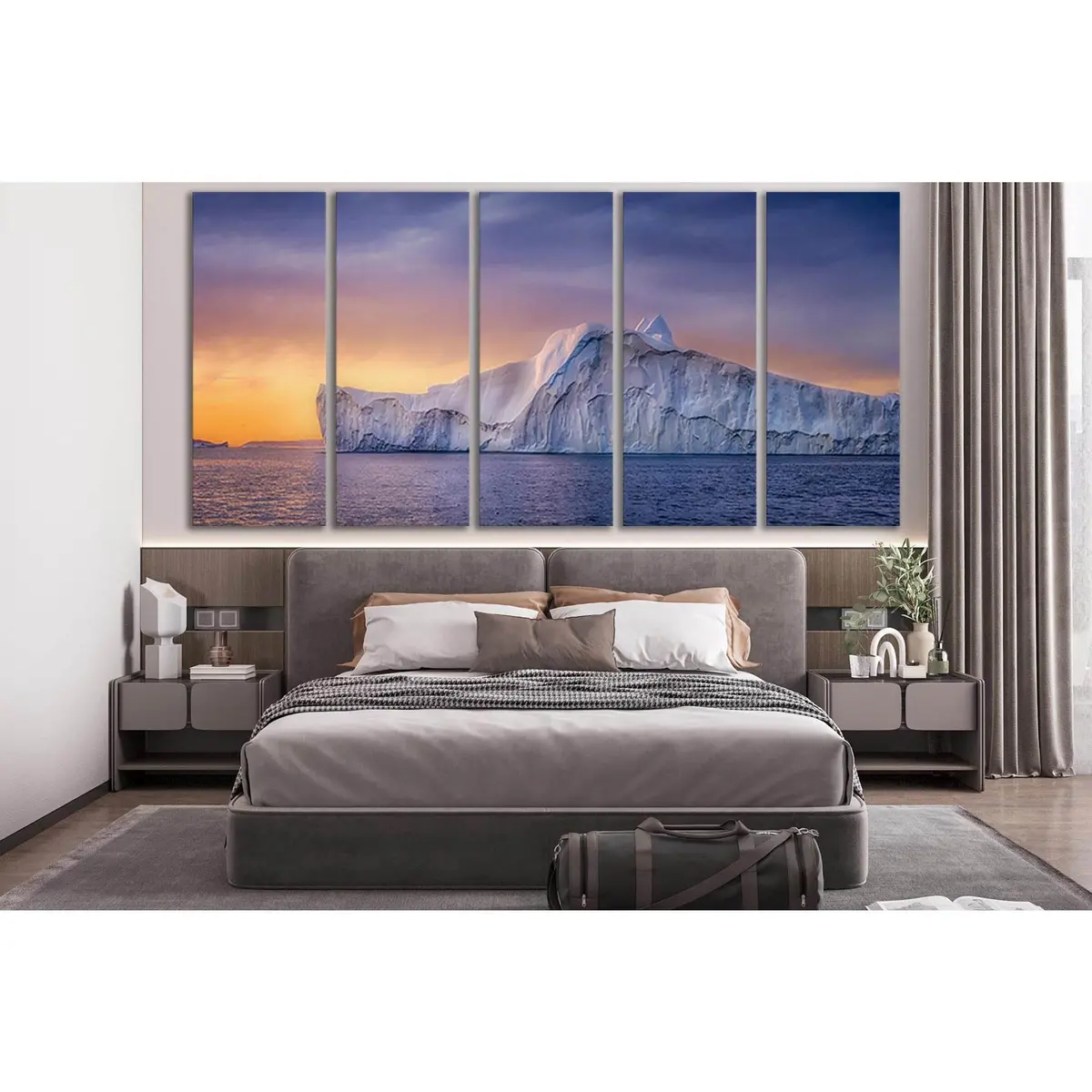 Ilulissat Glacier Canvas Art Print – Ready-to-Hang Wall Decor from Greenland - Image 3