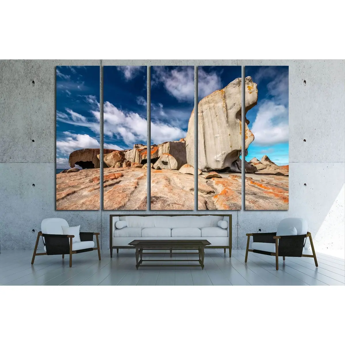 Remarkable Rocks of South Australia Canvas Wall Art – Ready-to-Hang Print with Sky Scene - Image 3