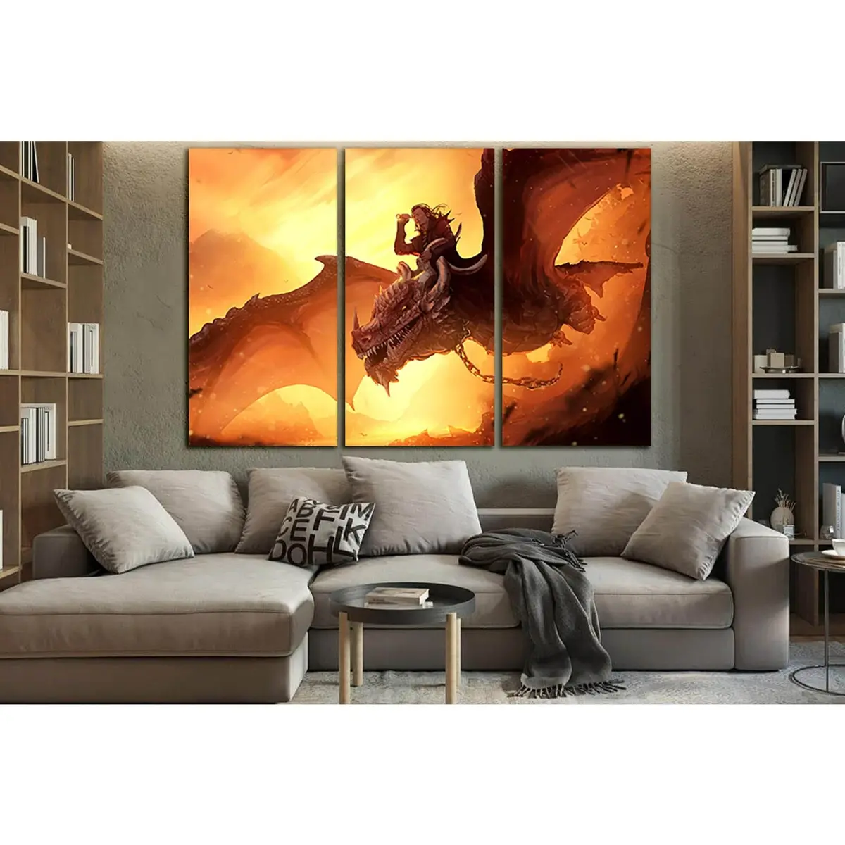 Researcher Flies On The Dragon №Sl1240 Ready To Hang Canvas Print 5