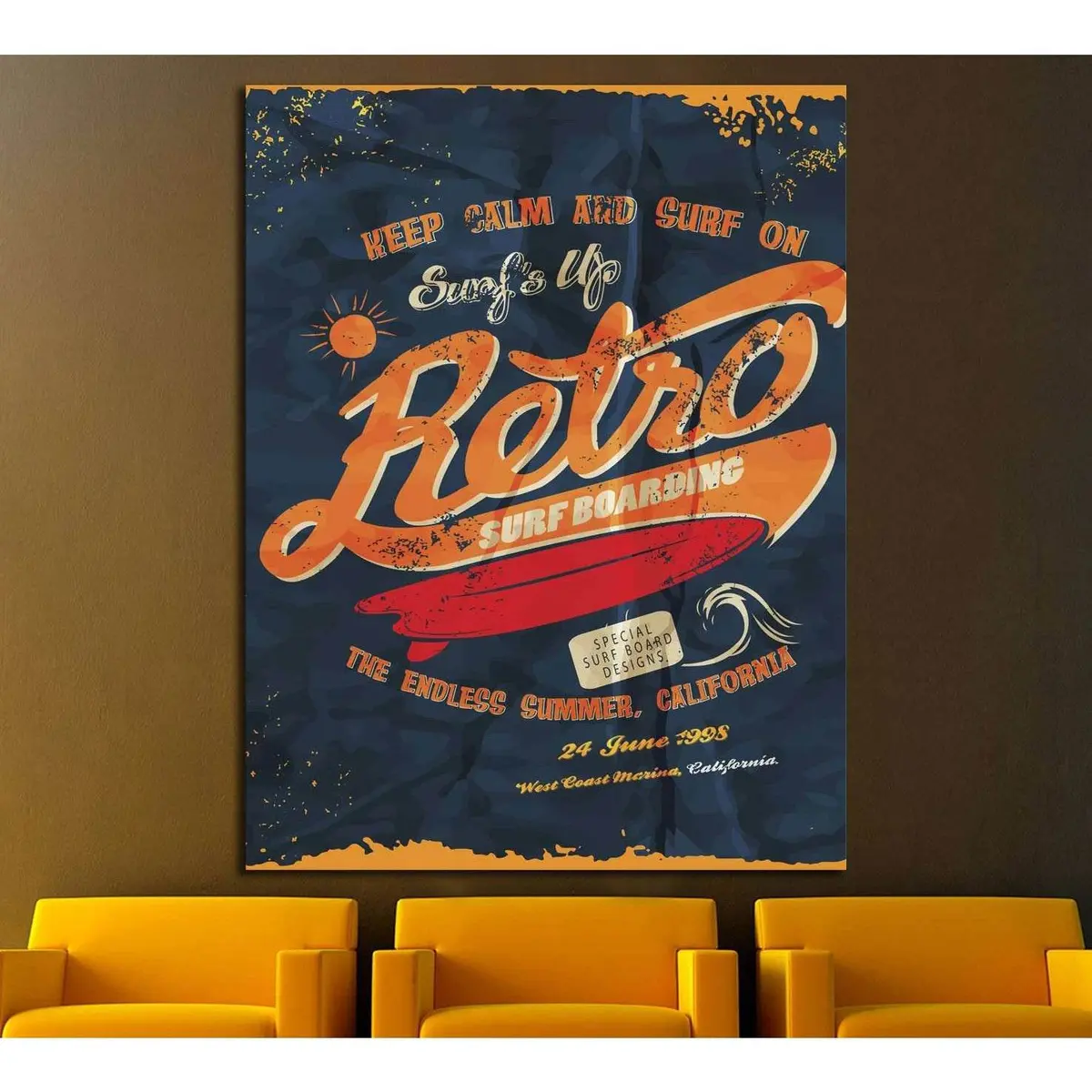 Retro Canvas №4592 Ready To Hang Canvas Print 1