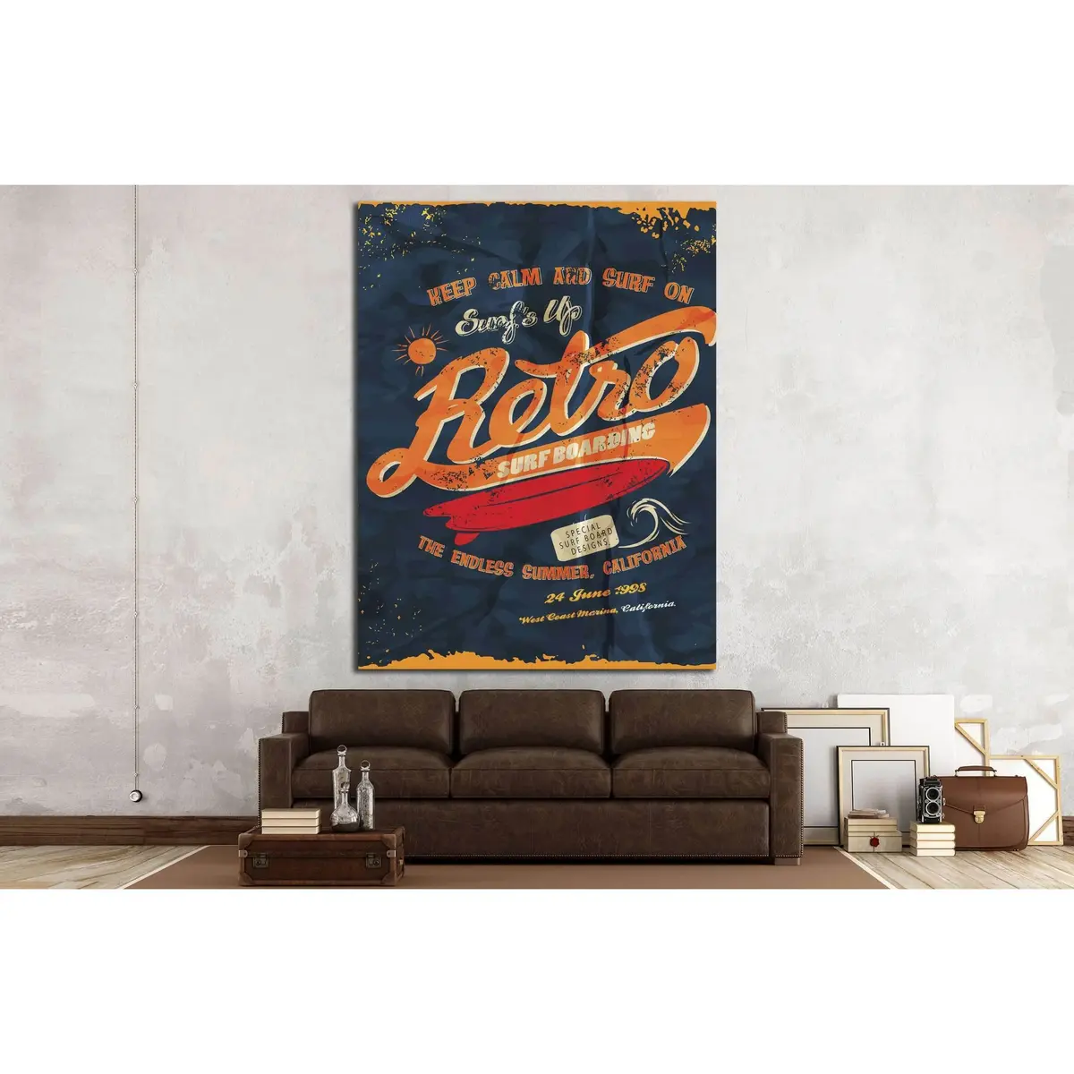 Retro Canvas №4592 Ready To Hang Canvas Print 2