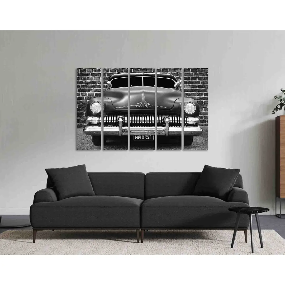 Vintage Automobile D2822 Premium Canvas Wall Art - Image 3