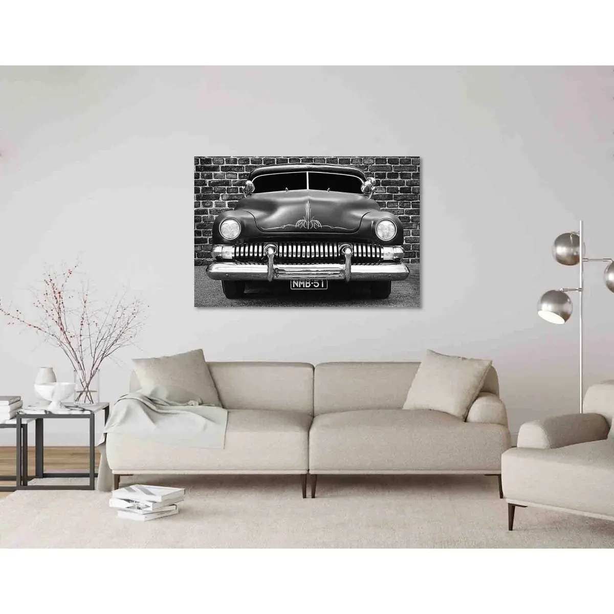 Retro Car №D2822 Ready To Hang Canvas Print 3